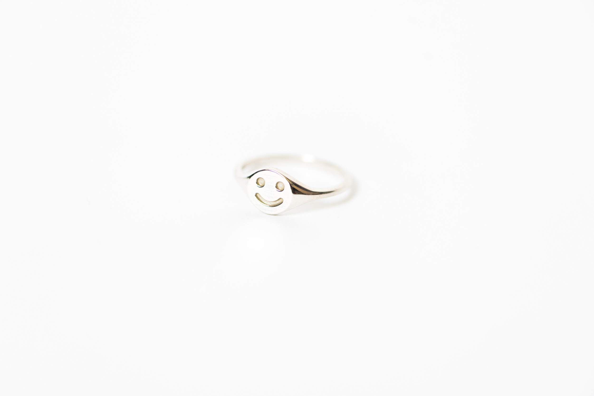 Smiley Face Signet Ring — Danielle Lee Jewellery